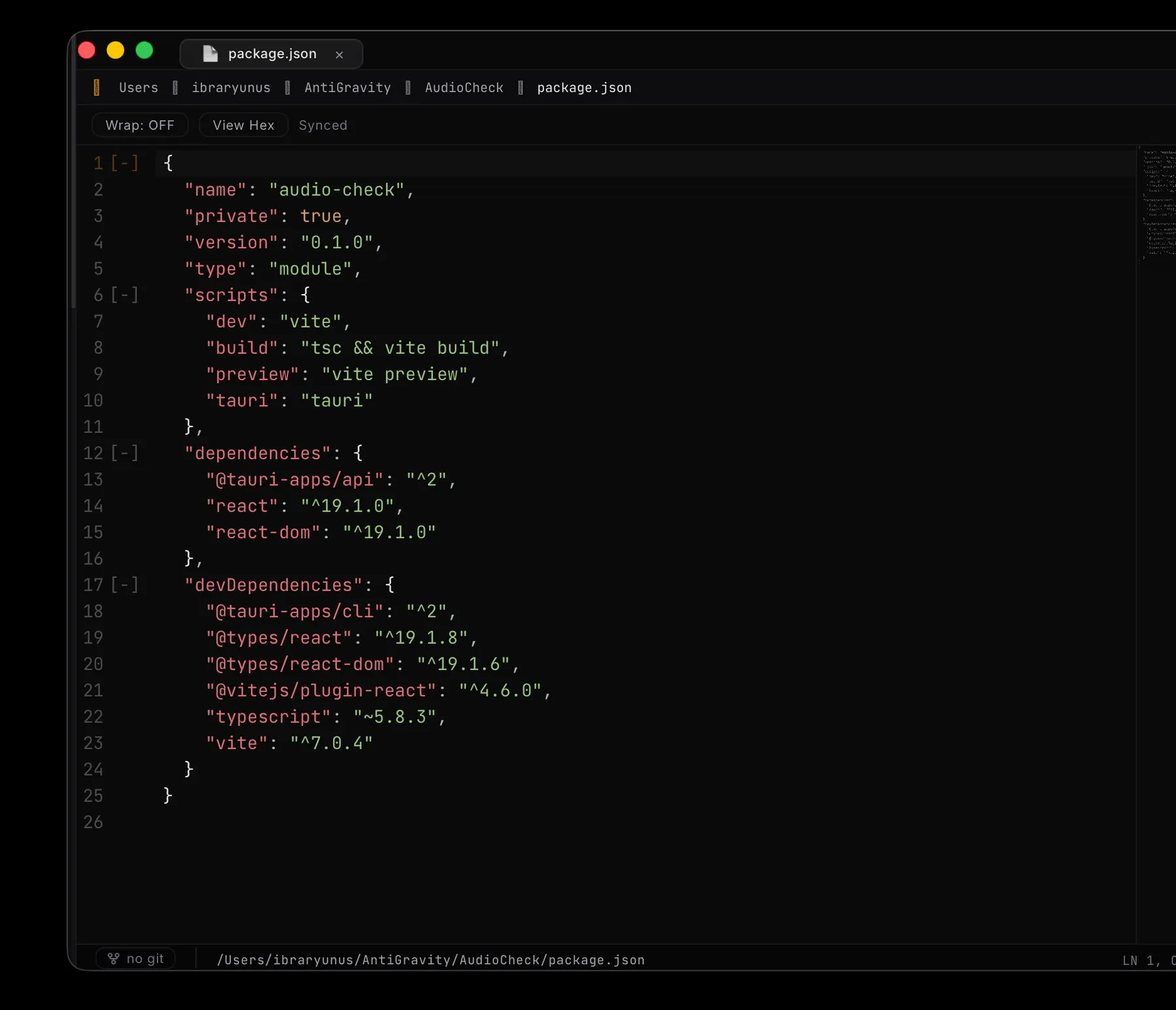 MIST IDE — screenshot 1