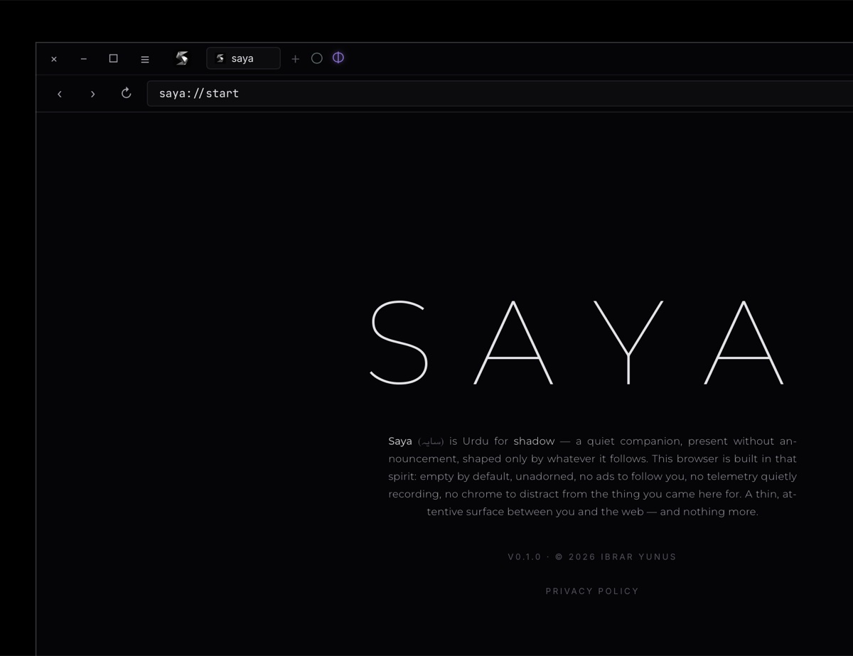 SAYA — screenshot 2